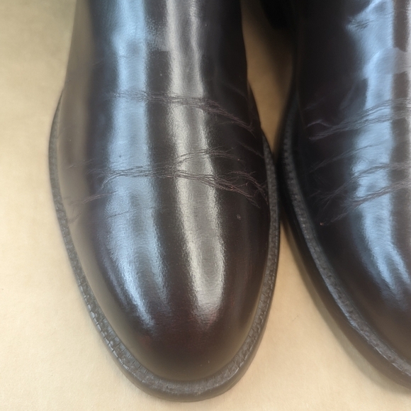 Lucchese Classics men's size 10.5B black cherry leather classic Western cowboy b - Picture 4 of 12